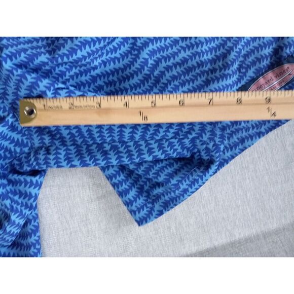 Vineyard Vines Men XLT Elastic Waist Drawstring‎ Checked Blue Trunk Short - Picture 4 of 12